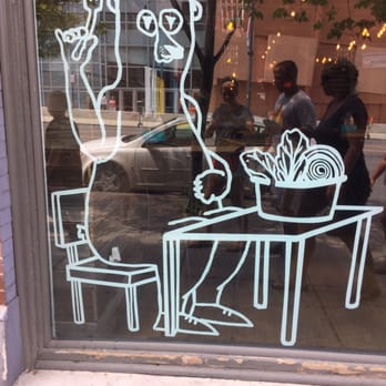 Bareburger - Short North - cute design on window - Burgers Near Me - Columbus, Ohio Bareburger - Short North - cute design on window - Burgers Near Me - Columbus, Ohio