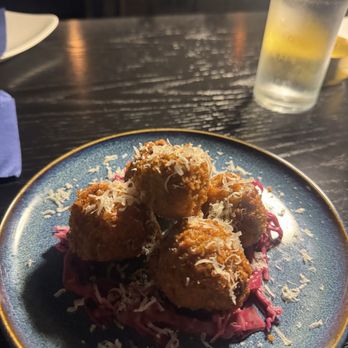 Lucy Blue - Oxtail arancini - Lounges Near Me - Oakland, California