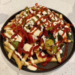 Mediterranean Delight- loaded fries