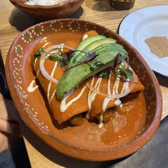 Cielo Rojo - VEGAN ENCHILADAS - Mexican Near Me - Takoma Park, Maryland