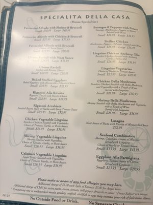 Menu photo 2 Paesano Aiea, HI Menu photo 2 Paesano Aiea, HI