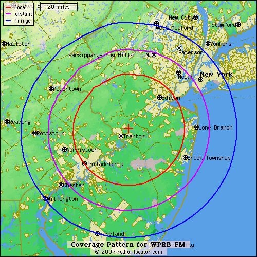 WPRB 103.3 FM Updated August 2024 Princeton, New Jersey Radio