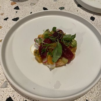 Savoca - Yellow tail yuzu crudo - Italian Near Me - Los Angeles, California Savoca - Yellow tail yuzu crudo - Italian Near Me - Los Angeles, California