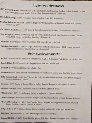 Menu photo 3 Applewood BBQ Penfield, PA