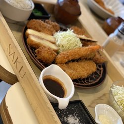 Saku - The Zenbu katsu set. Enough for two hungry people!