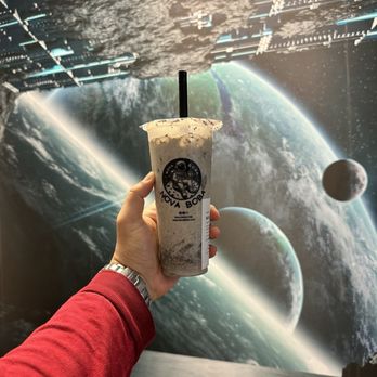Nova Boba - Sesame Milk Tea with Coconut Jelly - Bubble Tea Near Me - Gilbert, Arizona