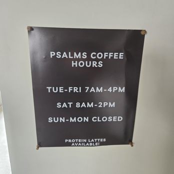Psalms Coffee - Hours - Coffee & Tea Near Me - Fontana, California Psalms Coffee - Hours - Coffee & Tea Near Me - Fontana, California