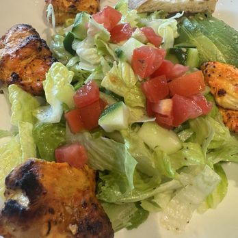 Panini Kabob Grill - Romaine salad with chicken. - Middle Eastern Near Me - Sherman Oaks, California Panini Kabob Grill - Romaine salad with chicken. - Middle Eastern Near Me - Sherman Oaks, California