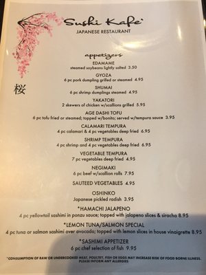 Menu photo 8 Sushi Kafe Rochester Hills, MI