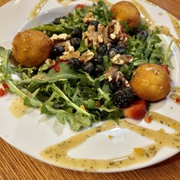 Fried Goat Cheese & Arugula Salad