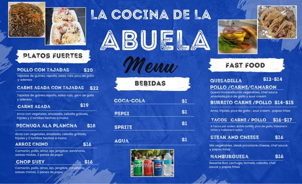 Menu photo 1 La Cocina de la Abuela Silver Spring, MD Menu photo 1 La Cocina de la Abuela Silver Spring, MD