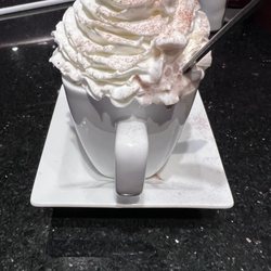 Keke's Breakfast Cafe - Hot Chocolate with stuff Apple-Cinnamon French Toast