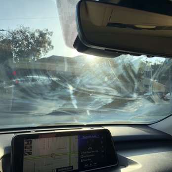 Keyes Lexus - This is my windshield after a "wash" from service. It was cleaner prior to them getting their hands on it...as usual. Super frustrating. - Auto Parts & Supplies Near Me - Van Nuys, California