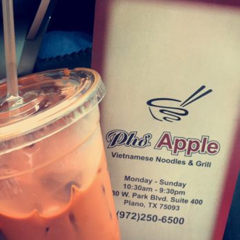 Pho Apple - Thai Tea - Vietnamese Near Me - Plano, Texas