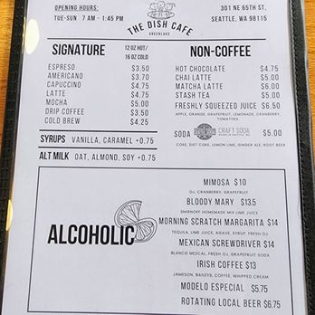 The Dish Cafe - (8/15/25) - Breakfast & Brunch Near Me - Seattle, Washington The Dish Cafe - (8/15/25) - Breakfast & Brunch Near Me - Seattle, Washington