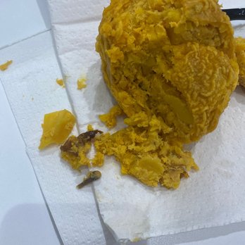 Pollos Pucalor - Potato ball not really good. Sorry. - Latin American Near Me - Morristown, New Jersey