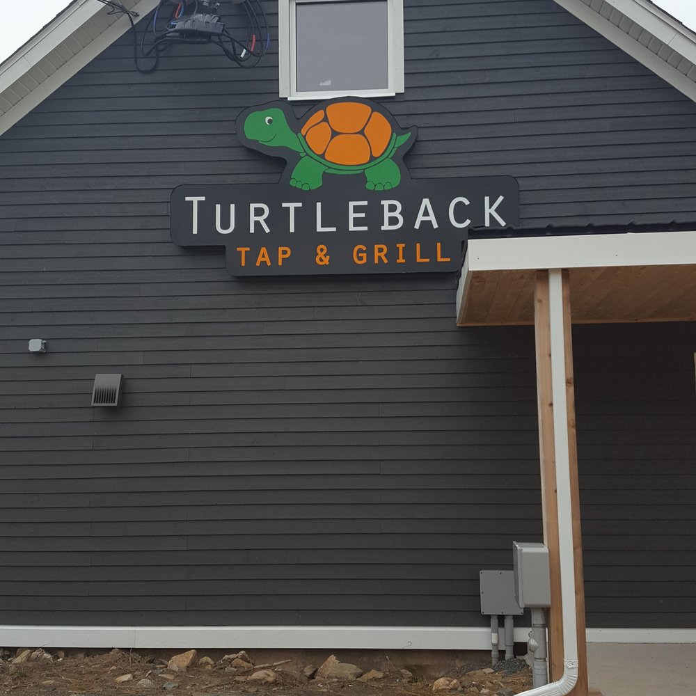 the front of the restaurant