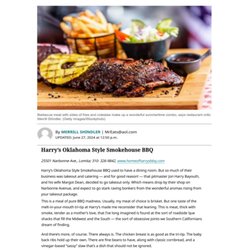 Harry's Oklahoma Style Smokehouse BBQ - Thank you, Dailey Breeze, for voting us one of the best BBQ joints in the South Bay!
