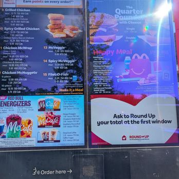 McDonald's - Menu with glare - Fast Food Near Me - Bowmanville, Ontario McDonald's - Menu with glare - Fast Food Near Me - Bowmanville, Ontario