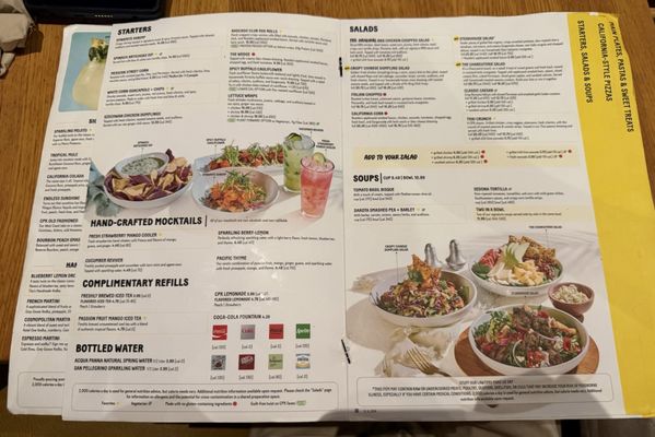 Menu photo 1 California Pizza Kitchen Pleasanton, CA Menu photo 1 California Pizza Kitchen Pleasanton, CA