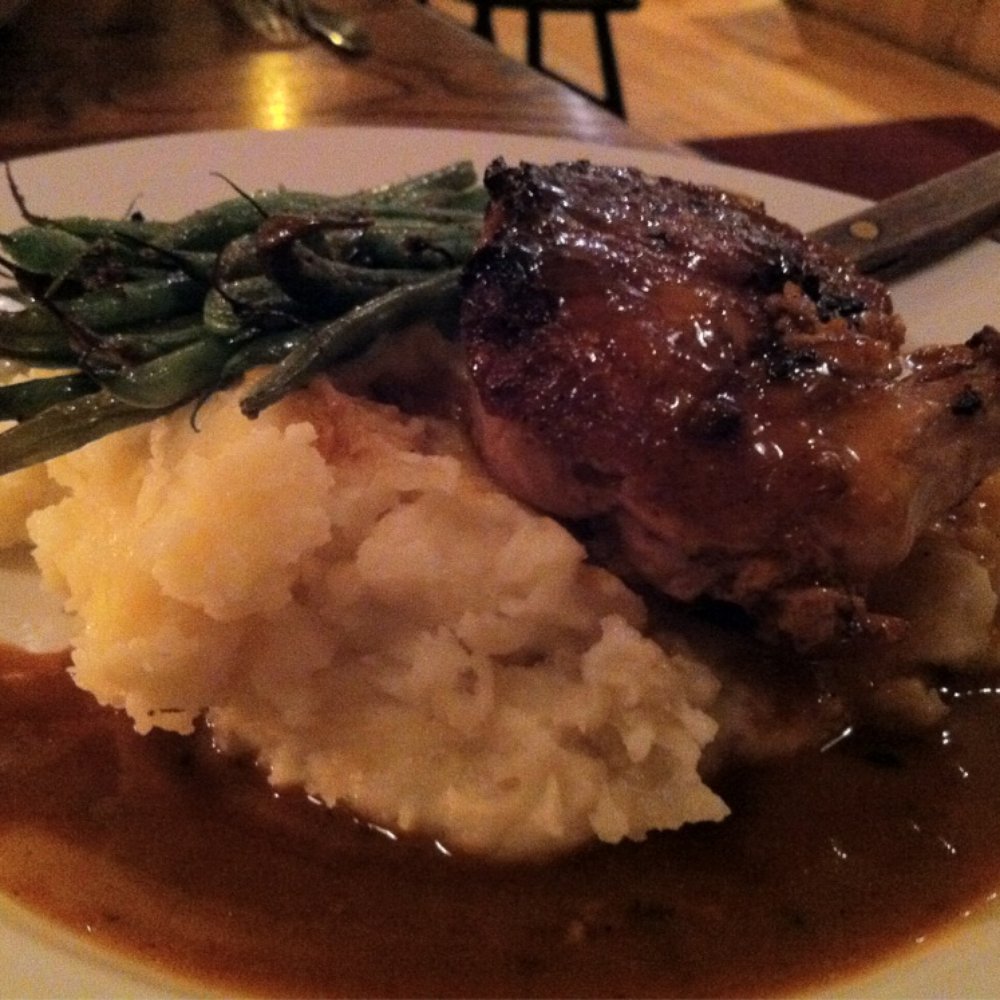 The Gill Tavern - Amazing "Catalan Chicken with Cider Honey Glaze Whipped potatoes, vegetable of the day, pan gravy" succulent!!! - New American Near Me - Gill, Massachusetts The Gill Tavern - Amazing "Catalan Chicken with Cider Honey Glaze Whipped potatoes, vegetable of the day, pan gravy" succulent!!! - New American Near Me - Gill, Massachusetts