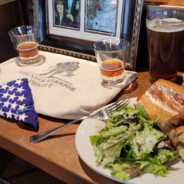 Sausage sando & . with a fine draft beer. A toast to my fallen brothers on Memorial Day Sausage sando & . with a fine draft beer. A toast to my fallen brothers on Memorial Day