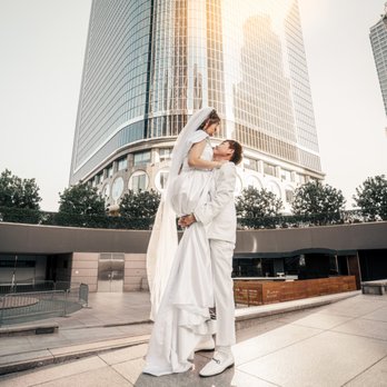 Nken Studio - Engagement Shoot in Downtown Los Angeles - Videographers Near Me - Westminster, California
