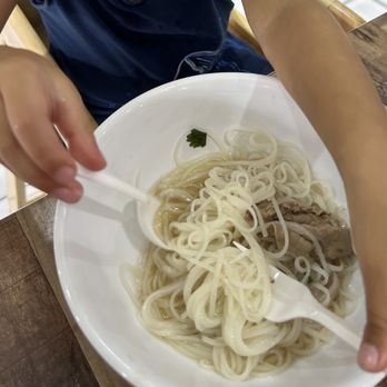 What The Pho - Baby asked to come back twice in a row. beef pho - Vietnamese Near Me - Plano, Texas