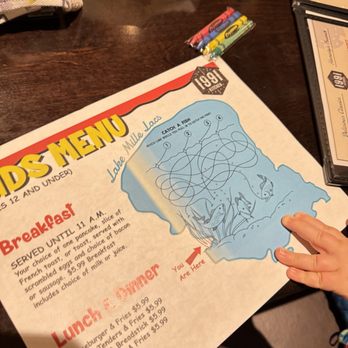 1991 Kitchen - Kids menu - New American Near Me - Onamia, Minnesota