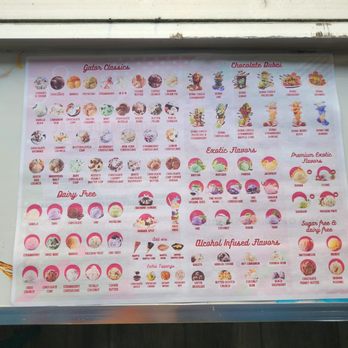 Gator Ice Cream - Menu - Ice Cream & Frozen Yogurt Near Me - Jacksonville, Florida Gator Ice Cream - Menu - Ice Cream & Frozen Yogurt Near Me - Jacksonville, Florida