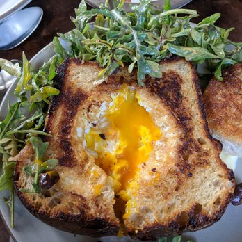 Outerlands - Eggs in Jail $12 (arugula moved) - New American Near Me - San Francisco, California Outerlands - Eggs in Jail $12 (arugula moved) - New American Near Me - San Francisco, California