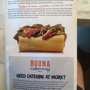 Buona - Menu - Burgers Near Me - Bolingbrook, Illinois