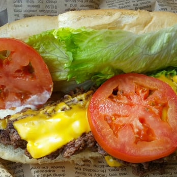 Wayback Burgers - Burger of the month (two patties halved on a hoagie bun. - American Near Me - Plant City, Florida Wayback Burgers - Burger of the month (two patties halved on a hoagie bun. - American Near Me - Plant City, Florida