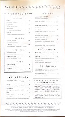 Menu photo 8 Ava Genes Portland, OR Menu photo 8 Ava Genes Portland, OR
