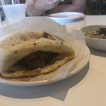 Baba On Central - Lamb Pita with baba ganoush - Greek Near Me - St. Petersburg, Florida Baba On Central - Lamb Pita with baba ganoush - Greek Near Me - St. Petersburg, Florida