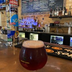 Crooked Tale Gastropub - Cherry sour from Toppling Goliath - SO good!