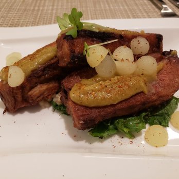 Bloom - Pork belly. - New American Near Me - Verona, New Jersey Bloom - Pork belly. - New American Near Me - Verona, New Jersey