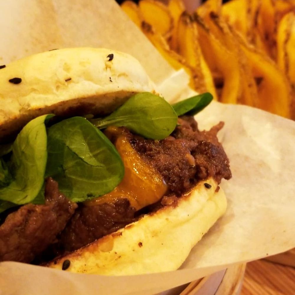 Amazing. The bulgogi burger + twisted fries! Amazing. The bulgogi burger + twisted fries!