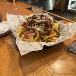 Beef 'O' Brady's - Pulled pork nachos