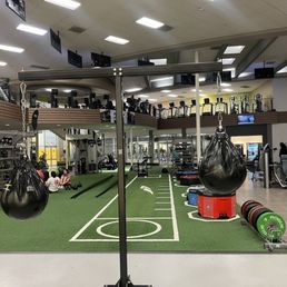 Turf area for working out (athletic workout equipment)