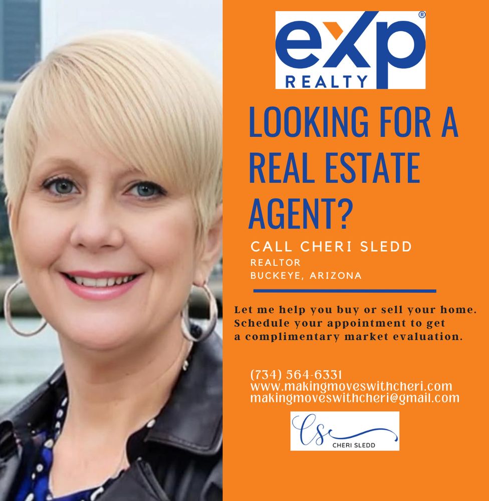 CHERI SLEDD EXP REALTY Updated May 2024 16165 N. 83rd Ave, Peoria