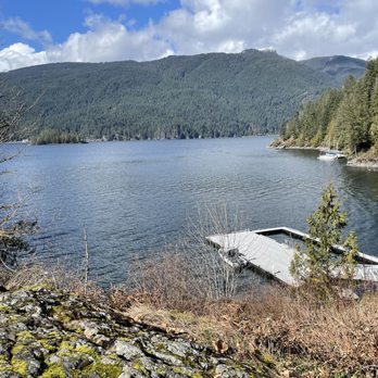 8 Corners Organic Tea Room - View of Indian Arm and the north shore mountains. - Tea Rooms Near Me - Belcarra, British Columbia