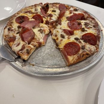 Fun Pizza Kitchen - Small Meat Lover's Pizza - Pizza Near Me - Frisco, Texas