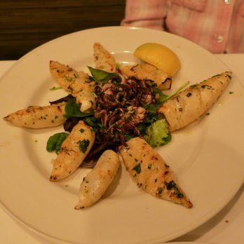 Cafe Lucci - Beautiful presentation of grilled (and delicious) calamari. - Italian Near Me - Glenview, Illinois