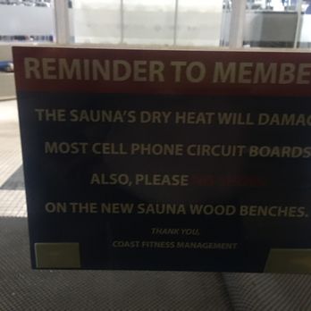 Coast Fitness - Sign with missing words...( barely visible words in red). Who put this one up??? Unbelievable!!! - Gyms Near Me - Hawthorne, California