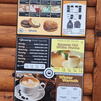 HotShots Espresso - Menu - Coffee & Tea Near Me - Molalla, Oregon