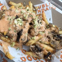 Dump truck fries Dump truck fries