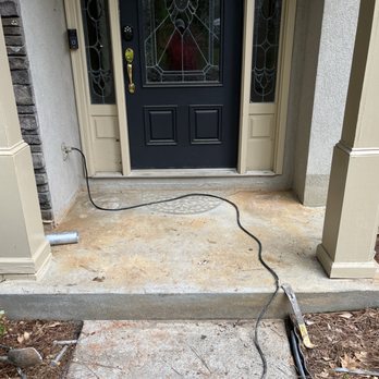 Engineered Solutions of Georgia - Front stoop lifted and secured from any additional settling. - Waterproofing Near Me - Smyrna, Georgia Engineered Solutions of Georgia - Front stoop lifted and secured from any additional settling. - Waterproofing Near Me - Smyrna, Georgia
