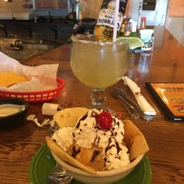 Deep fried ice cream and Coronarrita! Deep fried ice cream and Coronarrita!