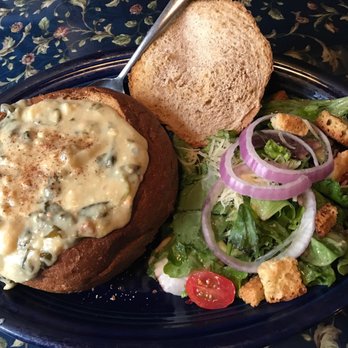 The Pub & Restaurant - Spinach and feta soup with side salad - Pubs Near Me - Gettysburg, Pennsylvania